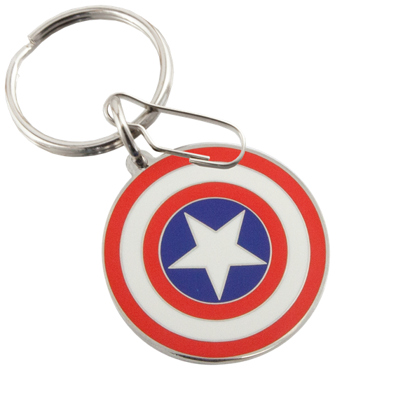 Picture of Marvel Captain America Shield Enamel Key Chain
