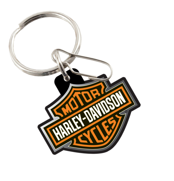 Picture of Harley-Davidson® Logo PVC Key Chain