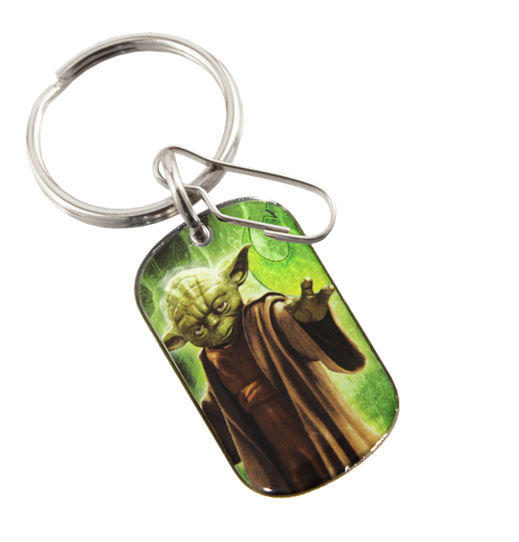 Picture of Star Wars Yoda Domed Key Chain