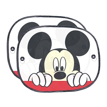 Cudlie Accessories Disney Minnie Mouse 2 Piece Sunshade for Car Window Pink Little Star Print 