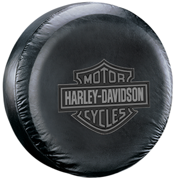 Harley Black/Grey Tire Cover