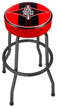 Picture of Old Guys Rule Garage Stool