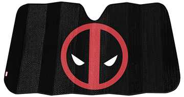 Picture of Marvel Deadpool Black Matte Accordion Sunshade