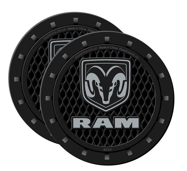 RAM Cup Holder Coasters: RAM Truck Accessories - Officially Licensed Car  Accessories