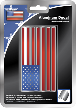 Picture of Chroma American Flag Aluminum Decal