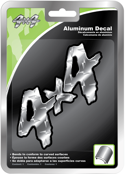 Picture of Chroma 4x4 Logo Aluminum Decal