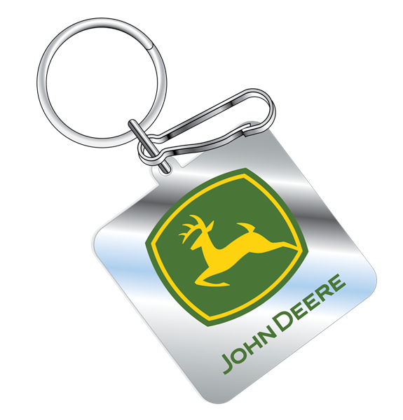 John Deere Genuine John Deere Karabiner Key Ring Yellow MCJ099733000 Keyring 
