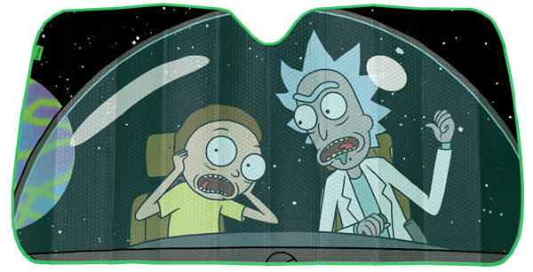 Picture of Warner Bros. Rick & Morty Accordion Sunshade