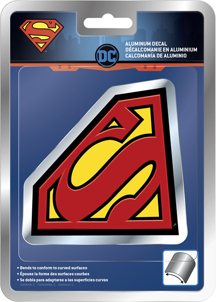 Picture of Warner Bros. DC Superman Aluminum Decal
