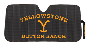 Picture of Yellowstone Dutton Ranch Black Matte Accordion Sunshade