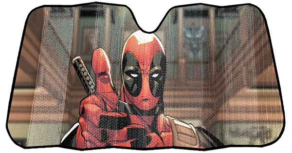 Picture of Marvel Deadpool Thumbs Up Accordion Sunshade