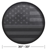 Picture of WeatherPro American Flag Gray Spare Tire Cover